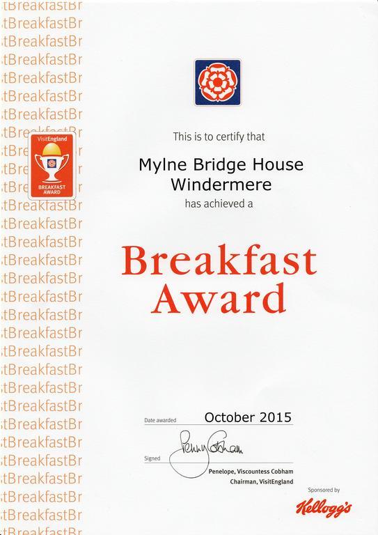 Mylne Bridge House Bed & Breakfast Windermere Luaran gambar